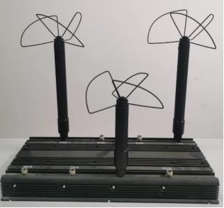 Antena de trébol UAV para inhibidores